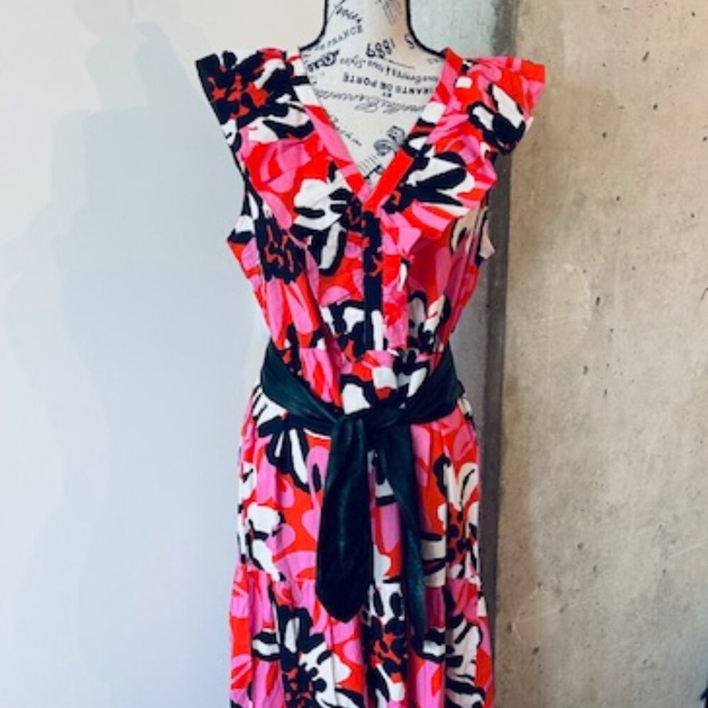 SUMMER CLEARANCE!  Mud Pie Tiered Maxi Floral Dress (Size M)